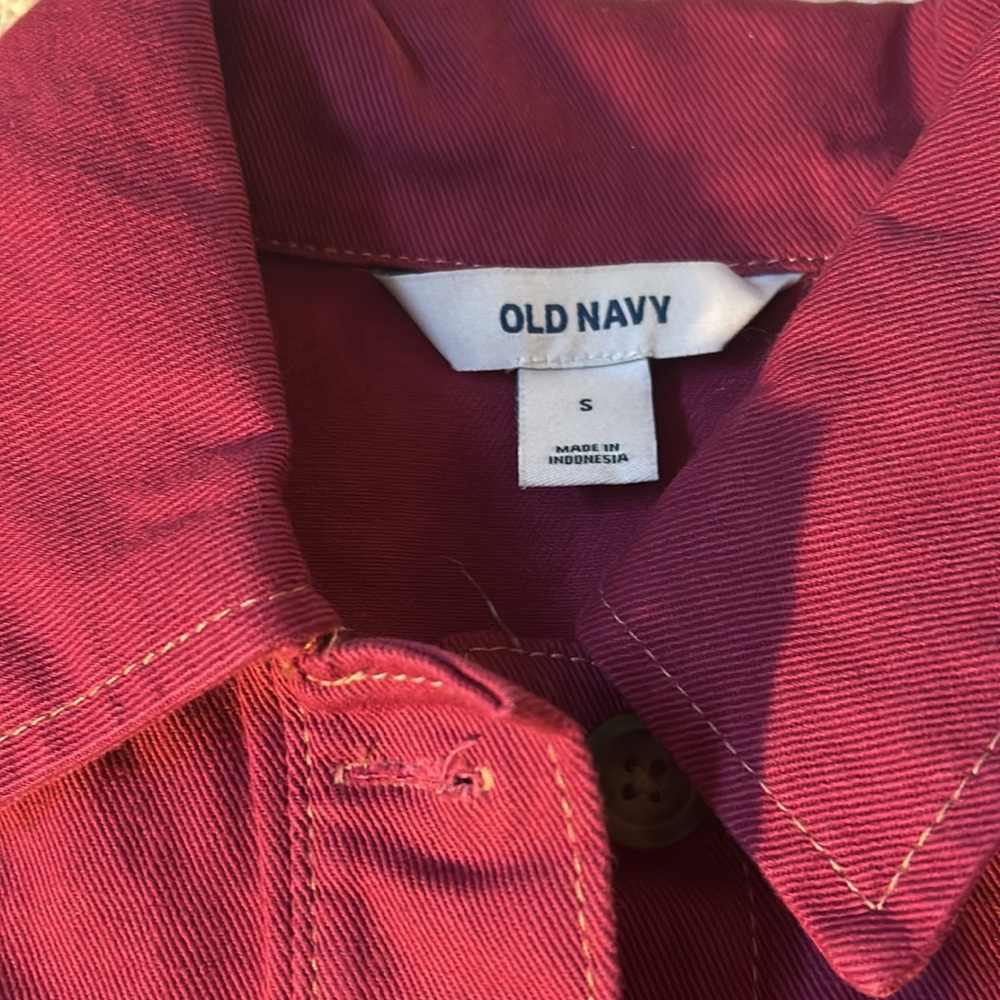 Old Navy jacket duo. Pink jacket: NWT size S. Brown jacket worn once size XS - Picture 6 of 7